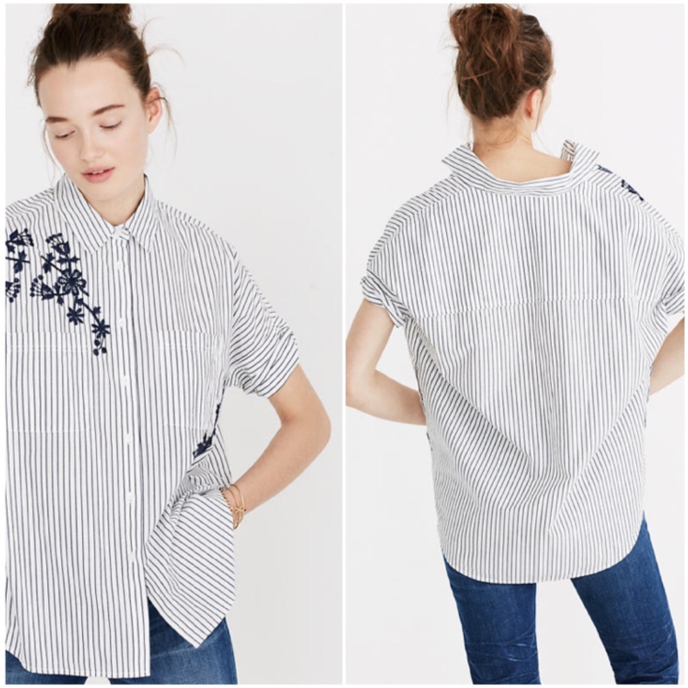 Madewell Courier Side Button Shirt